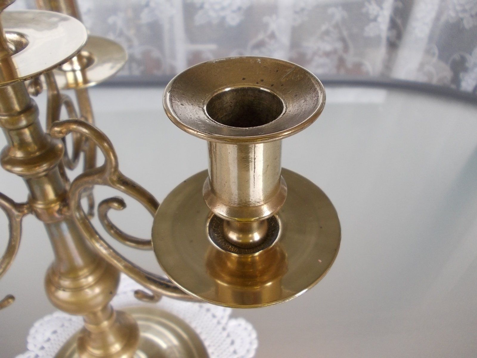 Portacandele: Alter 34cm Jugendstil Messing Kerzenständer 4flammig 1335gr. – Usato da Ostermundigen venduto da eschbe 5