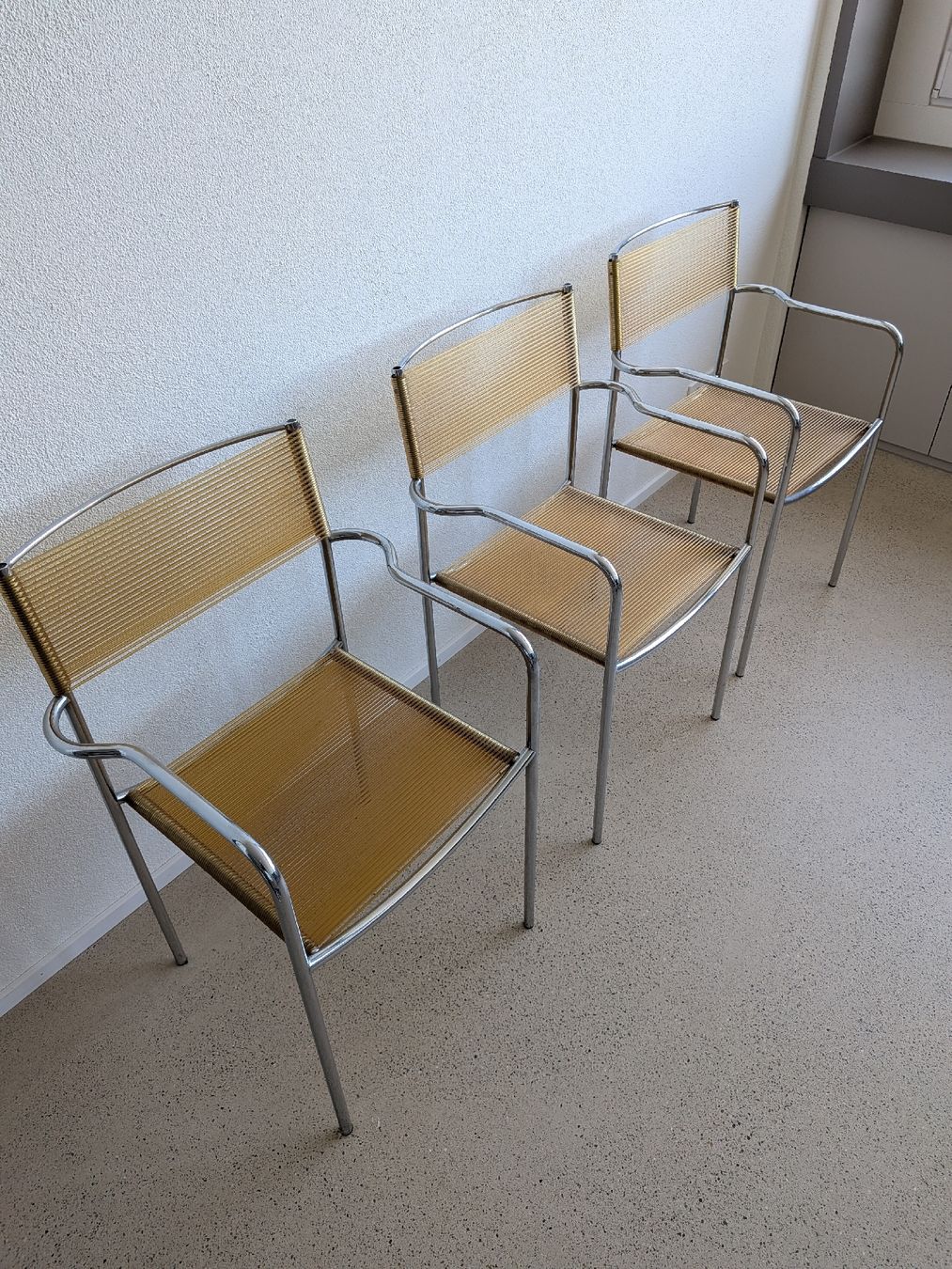 Alias Sedie: 3 Stück Alias Spaghetti Stühle - cod. 131 Giandomenico Belot – Usato da Zürich venduto da sve_kk5x 3