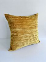 Kissenbezug H&M Home – Samt in Gold/Ocker (50 × 50 cm)