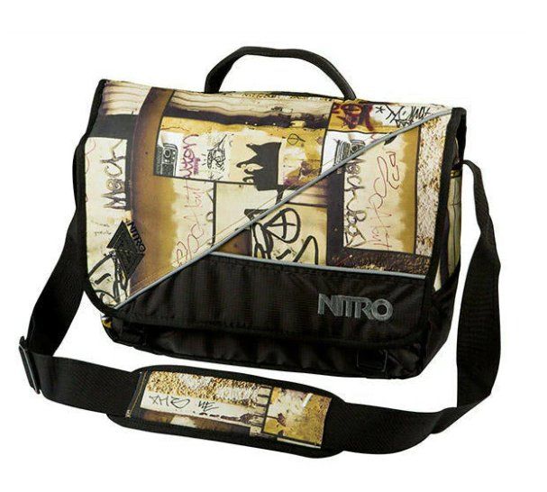 Borse: Nitro Umhängetasche - Evidence Bag, Berlin Graffiti – Nuovo (secondo la descrizione) da Bonstetten venduto da SurpriseShop