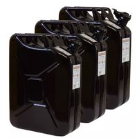 + 3x 20 Liter Benzinkanister Metall GGVS mit Sicherungsstift