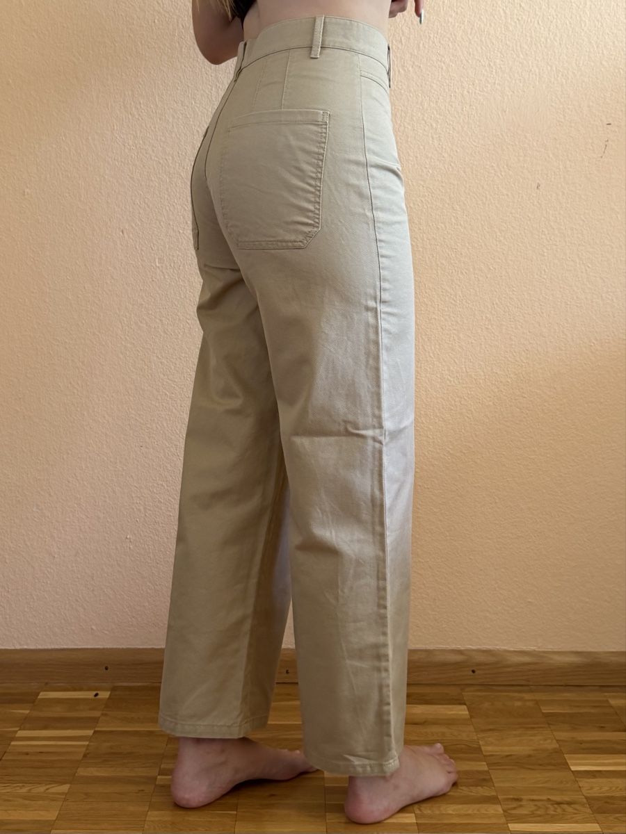Massimo Dutti Hosen: MASSIMO DUTTI BEIGE TROUSERS S-M – Neu (gemäss Beschreibung) aus Puplinge von yav_9r9f 1