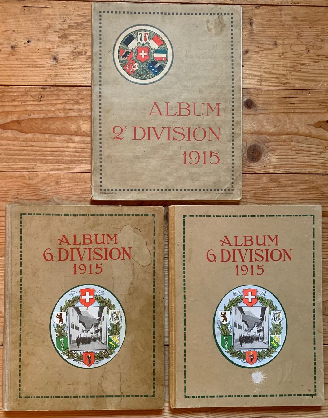 Libri: 3 Bücher der CH Armee im 1.Weltkrieg – Usato da Goldingen venduto da Bergler012