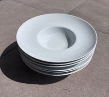 Kahla Pasta Teller 6 Stk. Weiss Sehr guter Zustand