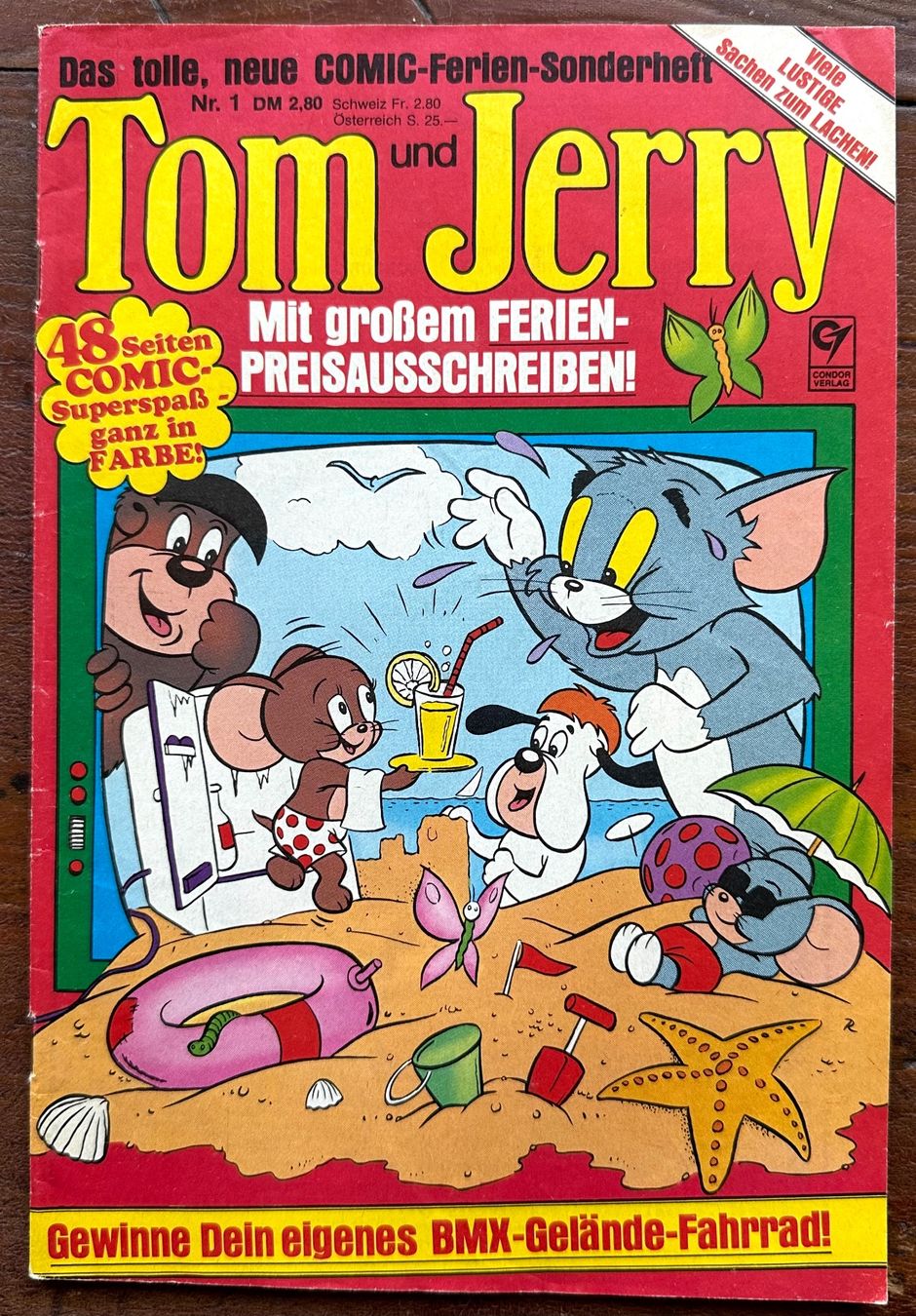 BD: Tom & Jerry Nr. 1, hunderte Comics eingestellt ab 1.- – D'occasion à Seltisberg par quadartswiss