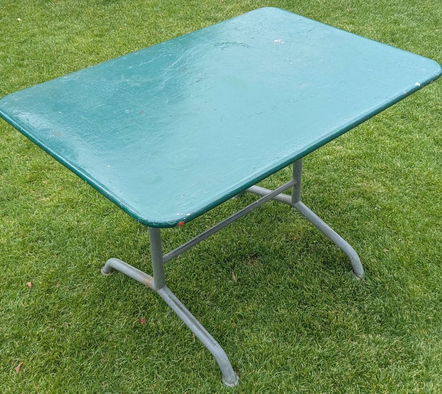 Bigla Tavoli: Bigla Gartentisch 100x70 grün  – Usato da Binningen venduto da TiredHornet