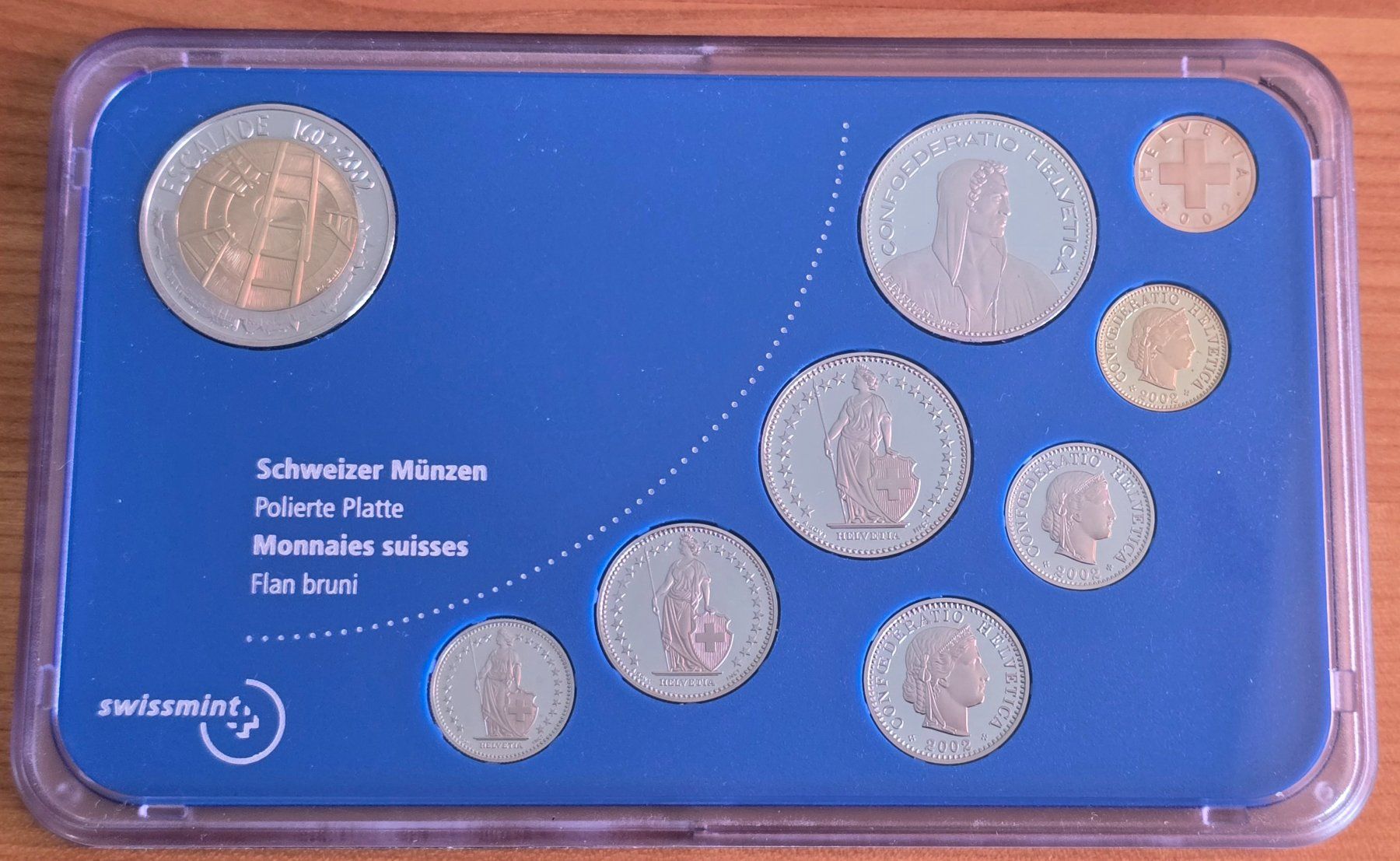 Alle Münzen: Kursmünzsatz 2002 PP polierte Platte – Neu (gemäss Beschreibung) aus Winterthur von Cruiser3 1