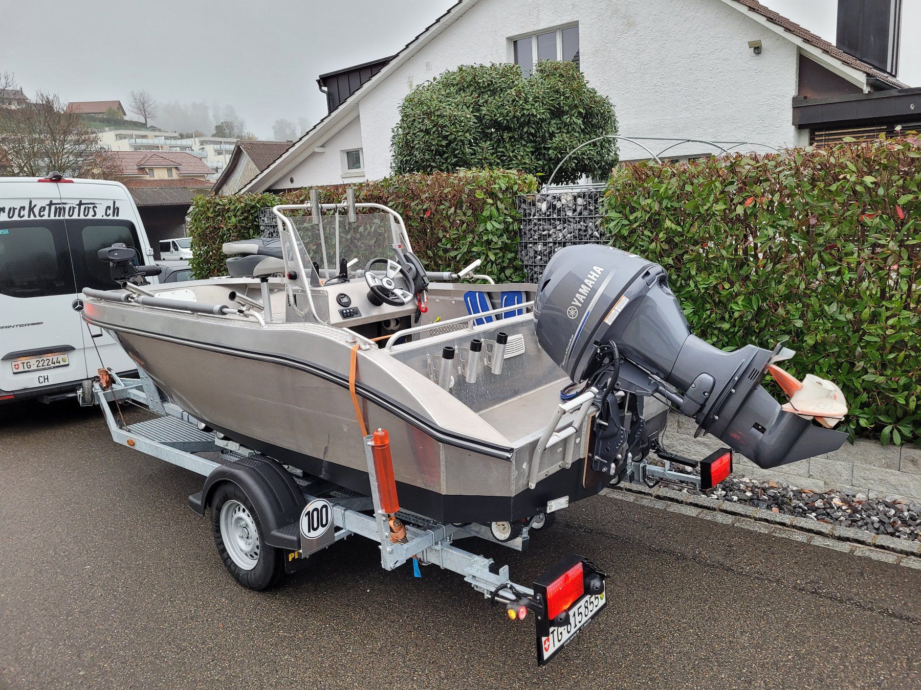 Barche: Fischerboot Kaasbol 17 Vertical Standart Aluminiumboot. – Usato da Winterthur venduto da Gorcky