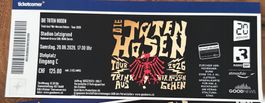 1x Die Toten Hosen Ticket, Stehplatz