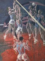 Kunst, Hans Erni, IOC Olympische Spiele - Volleyball