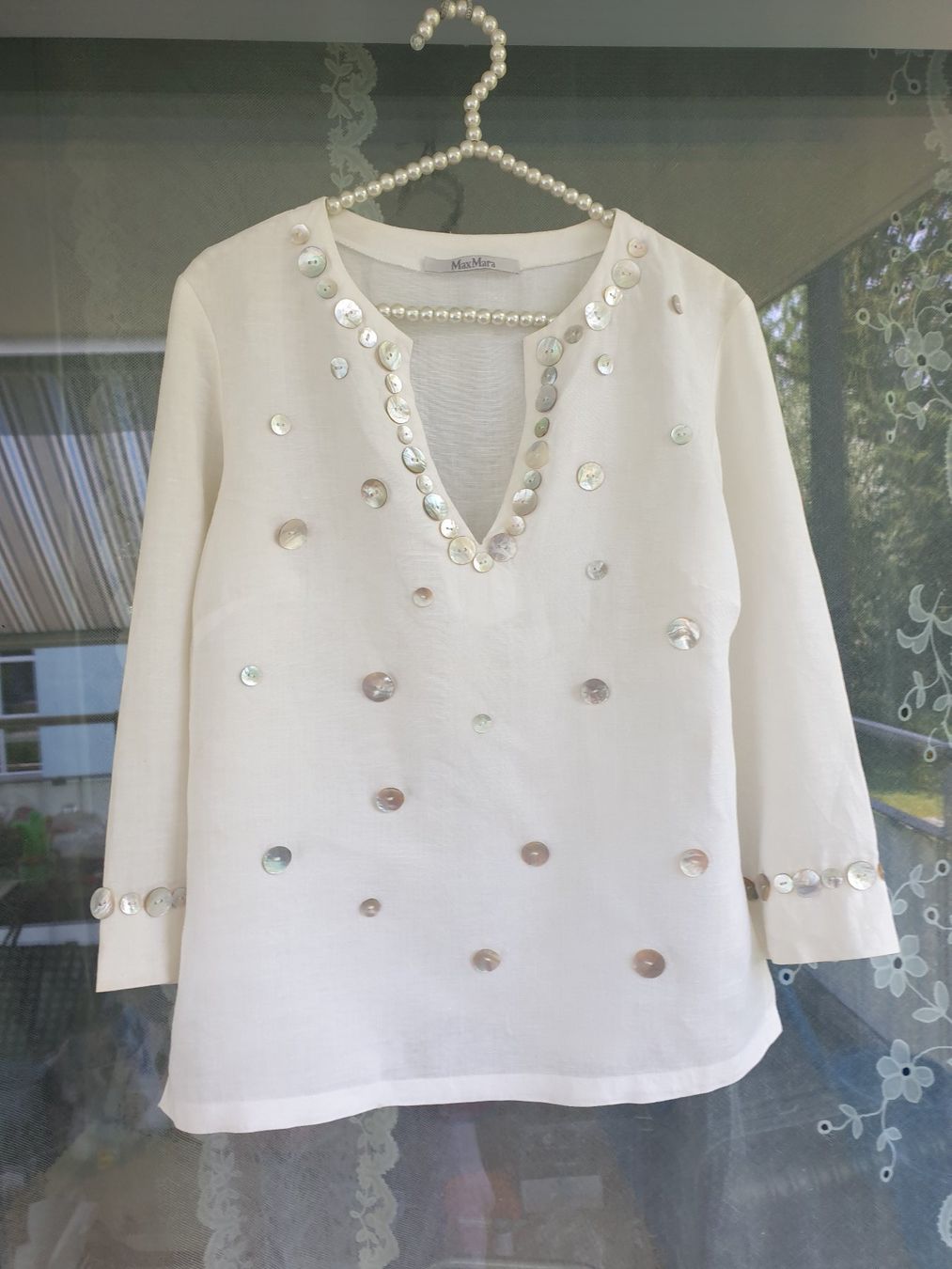 Max Mara Camicette: Bluse MAX MARA,,CH-Gr.38, 90 Fr. – Usato da Bülach venduto da reguskon