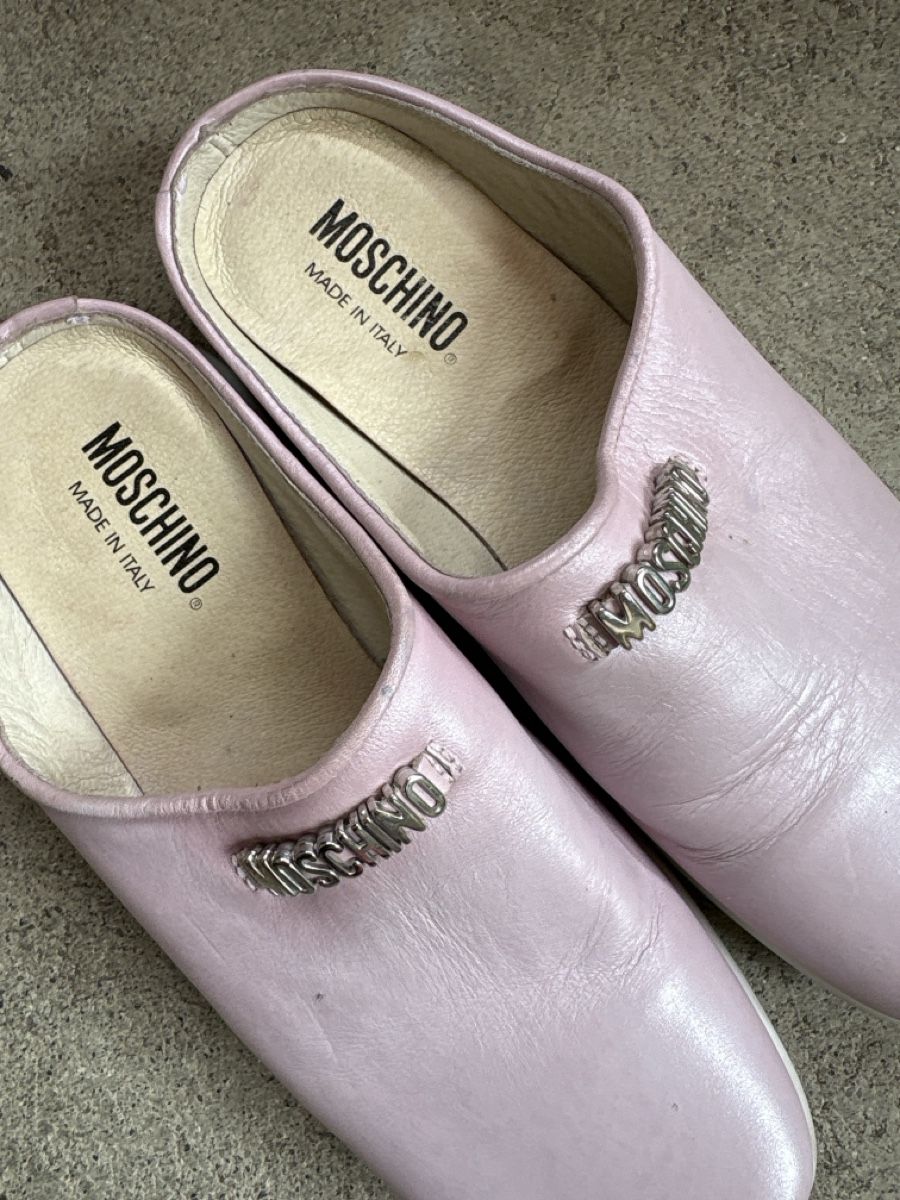 Moschino Scarpe da donna: Moschino Clods Leder Vintage – Usato da Bern venduto da LoveVintageY2K 4