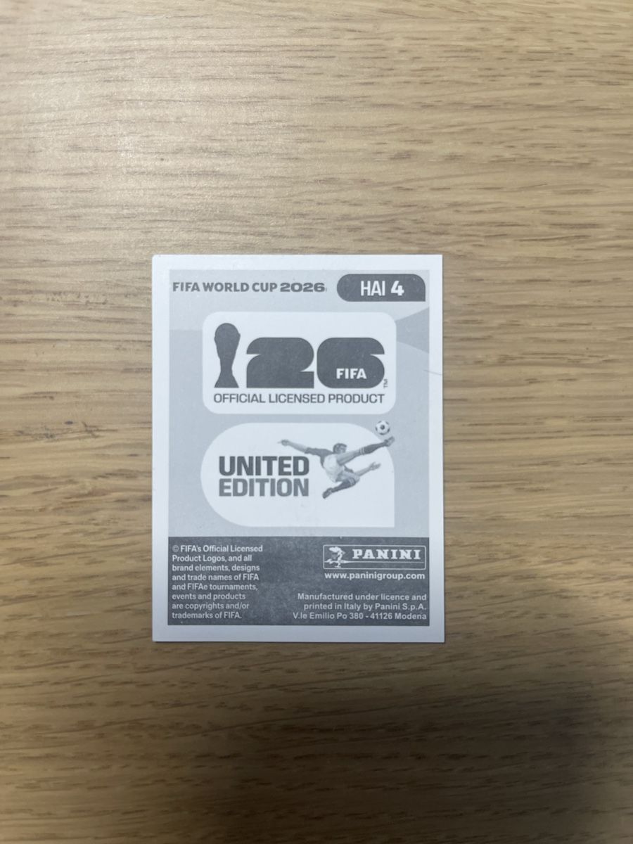 Aufkleber: Panini FIFA WC HAI 4 – Neu (gemäss Beschreibung) aus Lausanne 26 von mar_2ldv 1