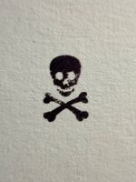 Stemplino Ministempel Totenkopf Halloween