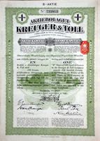 AB Kreuger & Toll AG, Stockholm - 1928