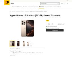 APPLE iPhone 16 Pro Max, Desert Titanium, 512 GB ab 798 CHF