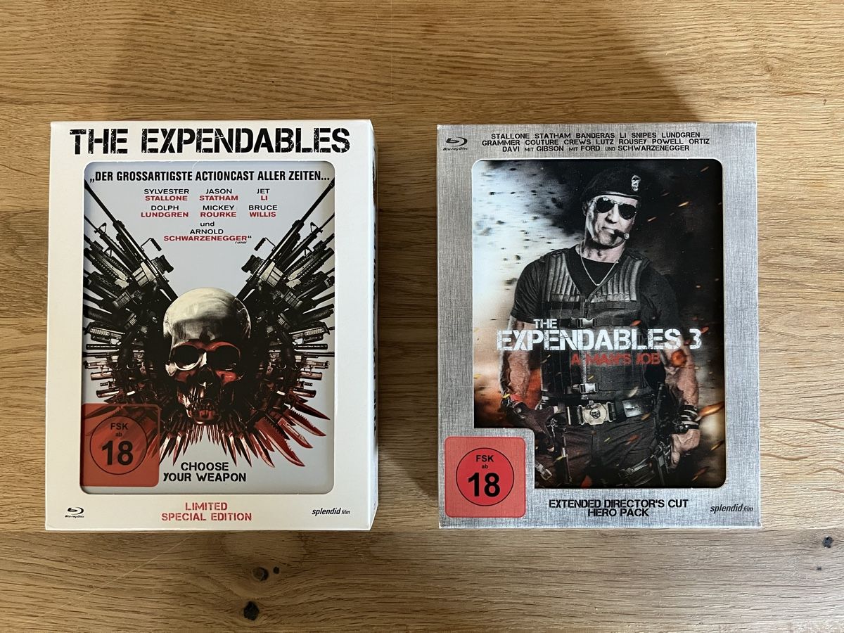 Tutti i DVDs: The Expendables 1 & 3 Blu-ray Limited Hero Pack – Usato da Küttigen venduto da mat-drew