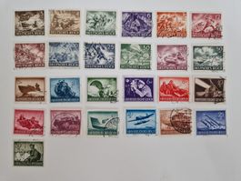 Deutsches Reich Briefmarken Wehrmacht 1943 1944 gestempelt