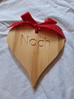 Holzherz mit Name Noah