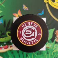 GENEVE SERVETTE hockey puck disco Burger King limited GENF