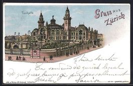 Litho Zürich, Passanten an der Tonhalle