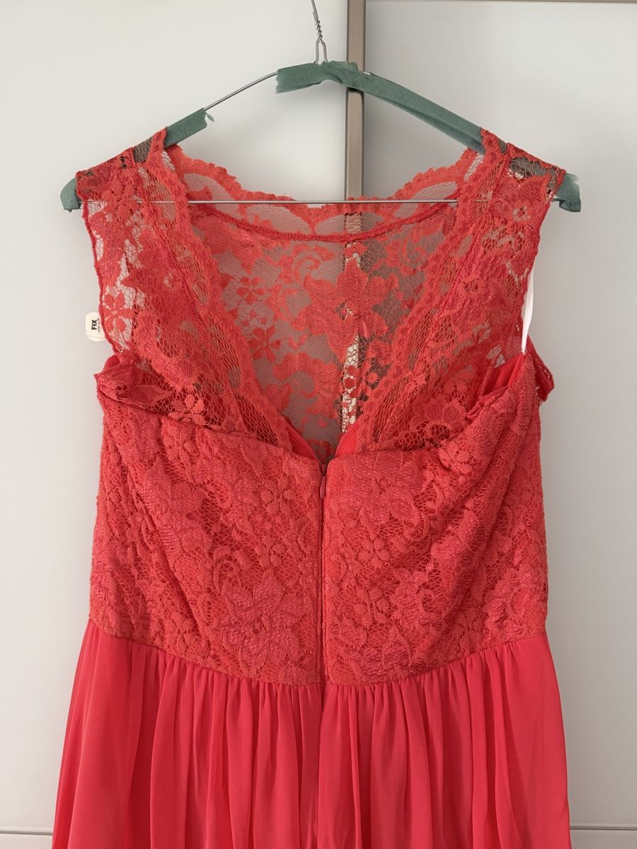 Kleider: Ballkleid Abendkleid in Korallrot  – Gebraucht aus Triesen von Charlie1983 2