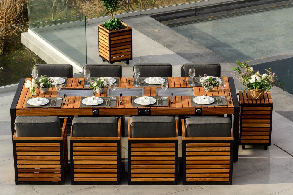 Gartentisch Mit Integriertem Grill