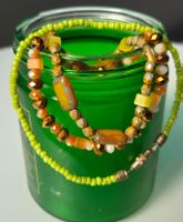 3 ARMBÄNDER ARMBAND PERLEN GLITZER,  TOP ZU KLEID DRESS