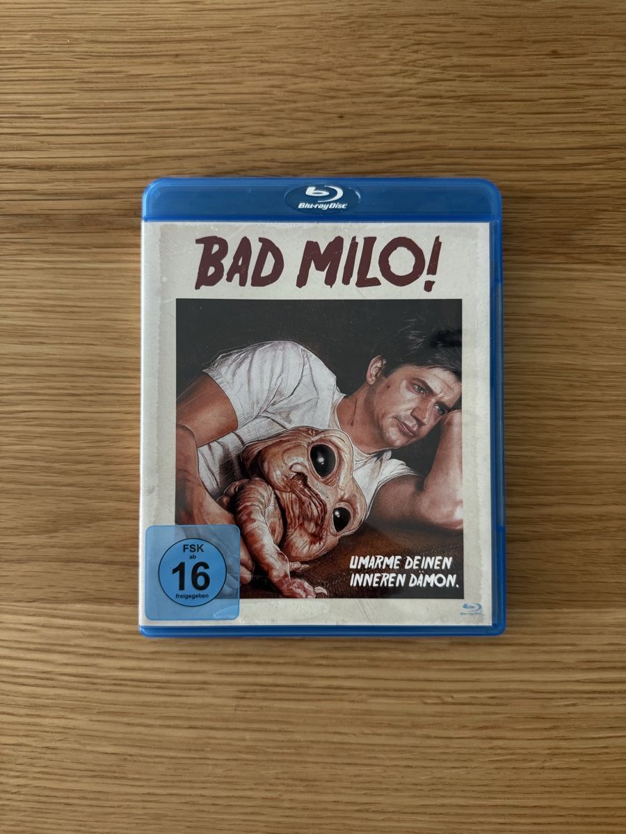 Tutti i DVDs: Blu-ray Horror Komödie: Bad Milo! – Usato da Diepoldsau venduto da bithappens