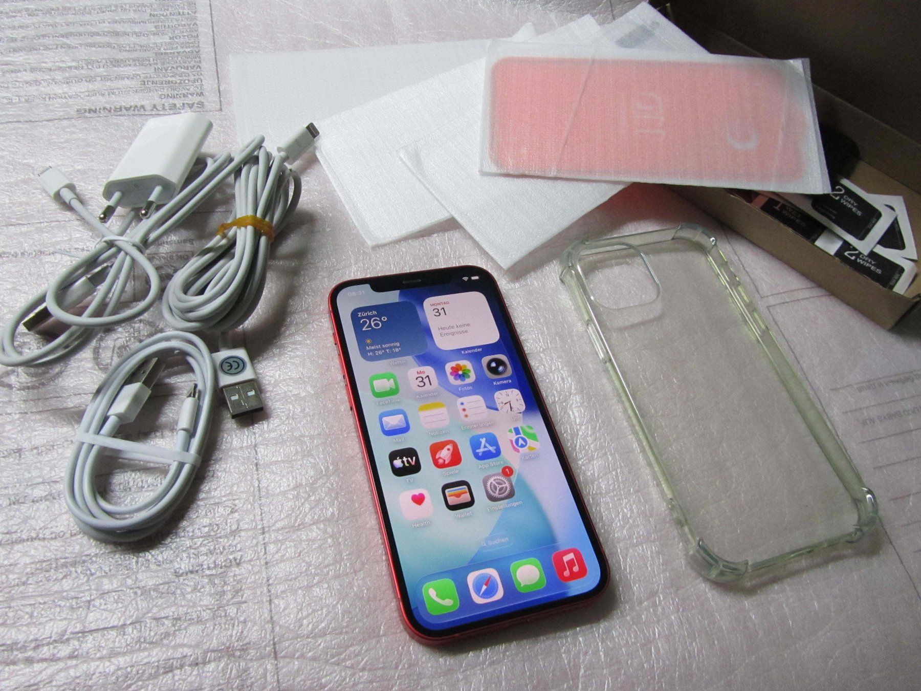 Apple Portables: Apple iPhone 12 Rot 128GB – D'occasion à moosseedorf par RTN10