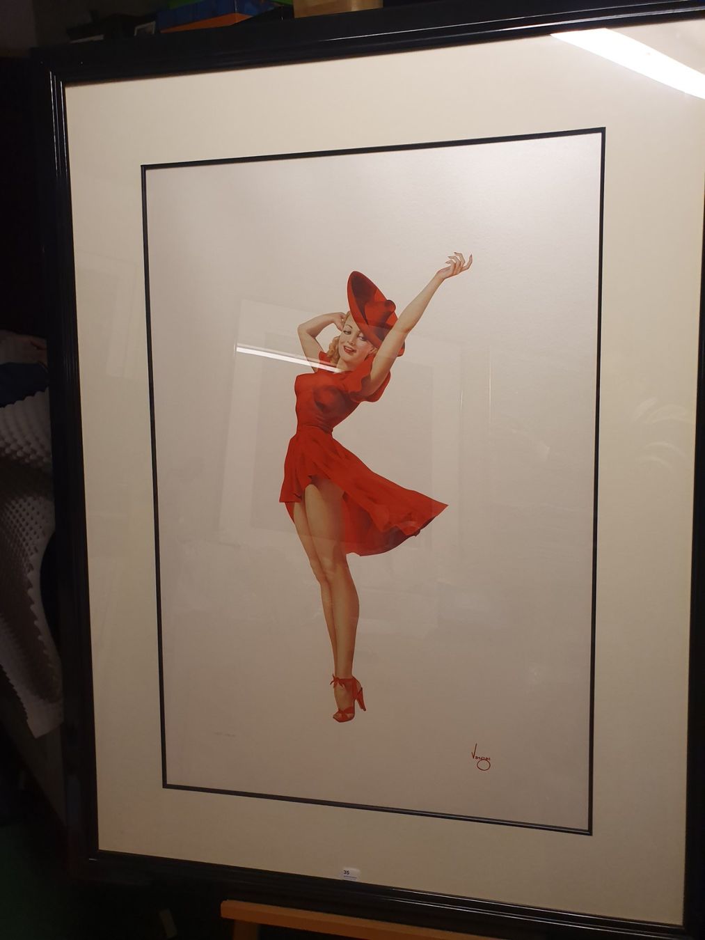 Grafiken & Lithographien: "LADY IN RED" par Alberto Vargas – Gebraucht aus Le Grand-Saconnex von Rgt87