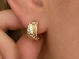 Damen-Creolen 375er Gelbgold