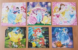 6 DISNEY PRINZESSINNEN PUZZLES / RAVENSBURGER (AB 5 JAHREN)