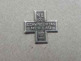 Abzeichen NOS Schwingfest Schwingen Herisau Appenzell 1920