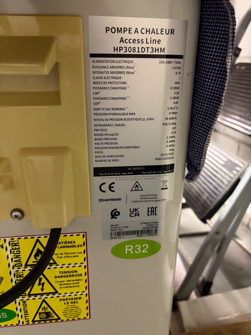 Radiatori: Pool Wärmepumpe Hayaward – Usato da Niederbuchsiten venduto da Mer75 1