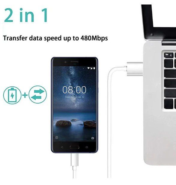 Cavi: iPhone iPad 20W USB-A zu USB-C Ladekabel + Daten 2m – Nuovo e nell'imballaggio originale da Rorschacherberg venduto da elektrofreak 2