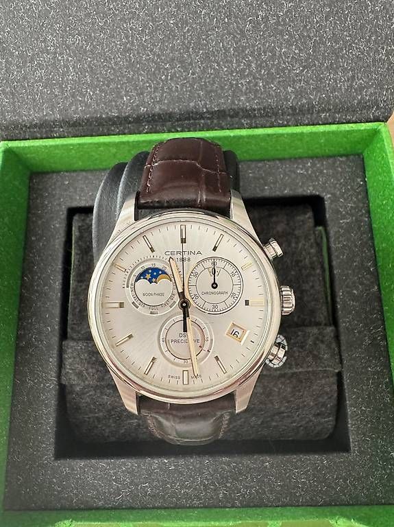 Orologi: Certina DS-8 Chronograph Moon Phase Precidrive  Box – Usato da Zürich venduto da Croton1983 1