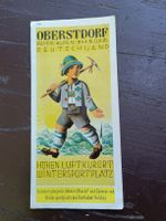 Litho Prospekt / Oberstdorf Höhen und Luftkurort von 1930
