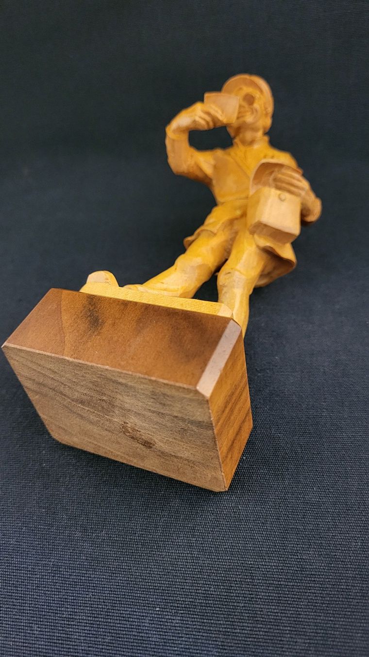 Statuette: Holz-Schnitzerei Postbote – Usato da Basel venduto da spinne02 8