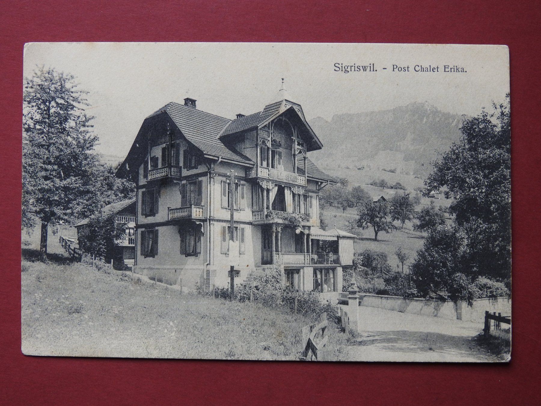 Cartoline postali: Sigriswil Post Chalet Erika – Usato da Rain venduto da 999-800-K