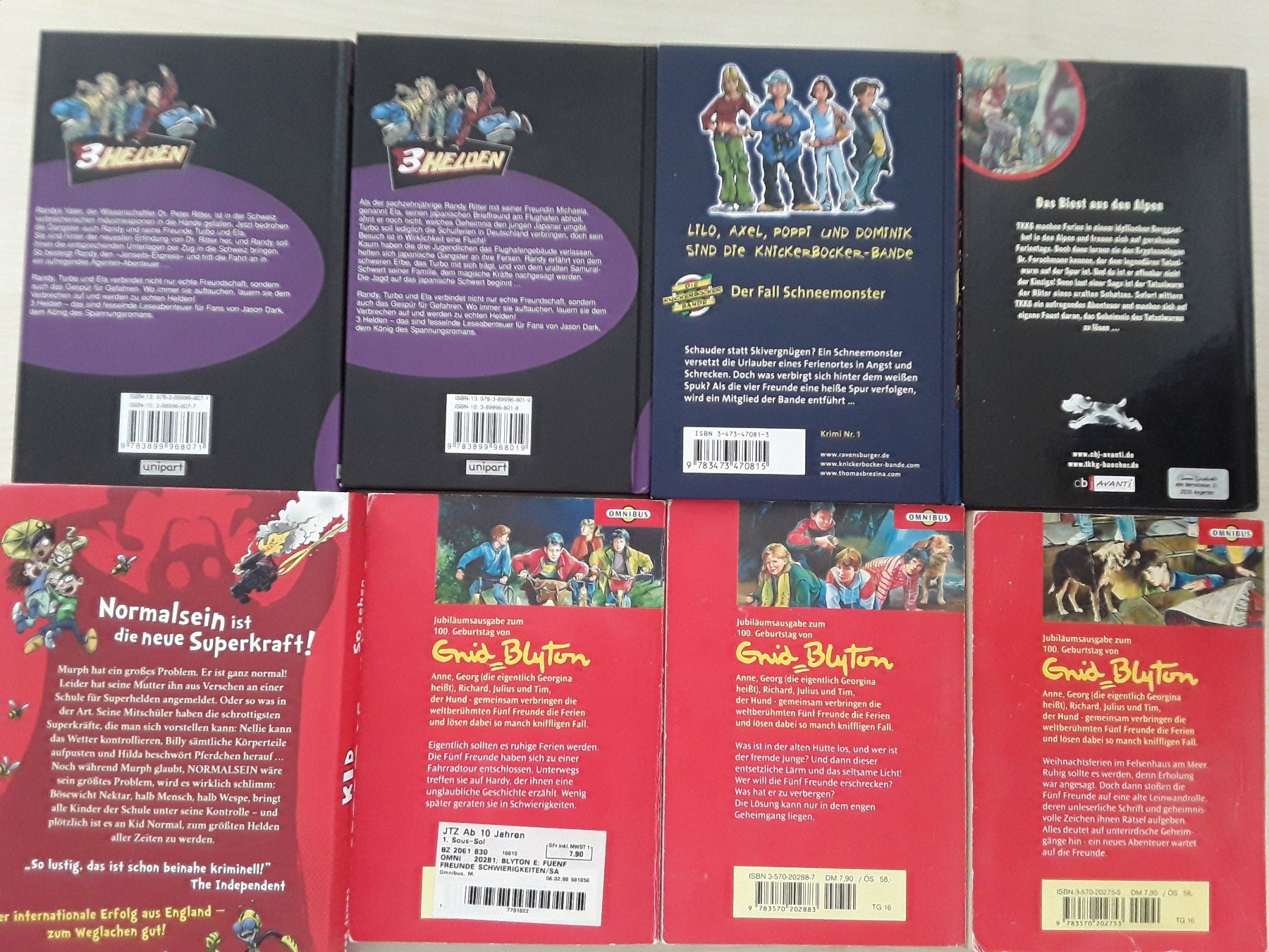 Bücher: BÜCHERSET TKKG/ENID BLUTON  Fünf Freunde... – Gebraucht aus Heimberg von Samprof 1