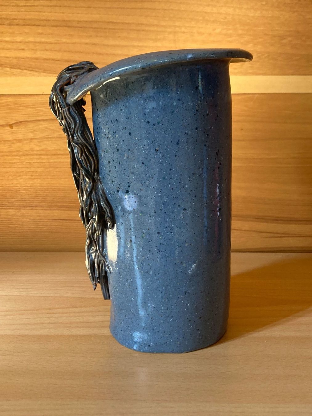 Vasen & Gefässe: Kunstvolle Töpfervase blau mit Dekor ca. 21cm – Gebraucht aus Anglikon von Duriel_77 1