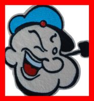 Popeye Badge Patch Aufbügler Aufnäher Spinat Seeman Malta