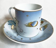 HUTSCHENREUTHER*MOKKATASSE 2-tlg*GOLDRAND*