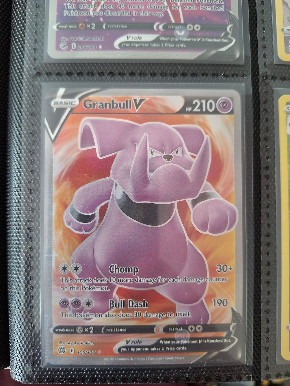 Pokémon Carte collezionabili: Granbull V - Full Art – Usato da Altstätten SG venduto da GGsGameshop