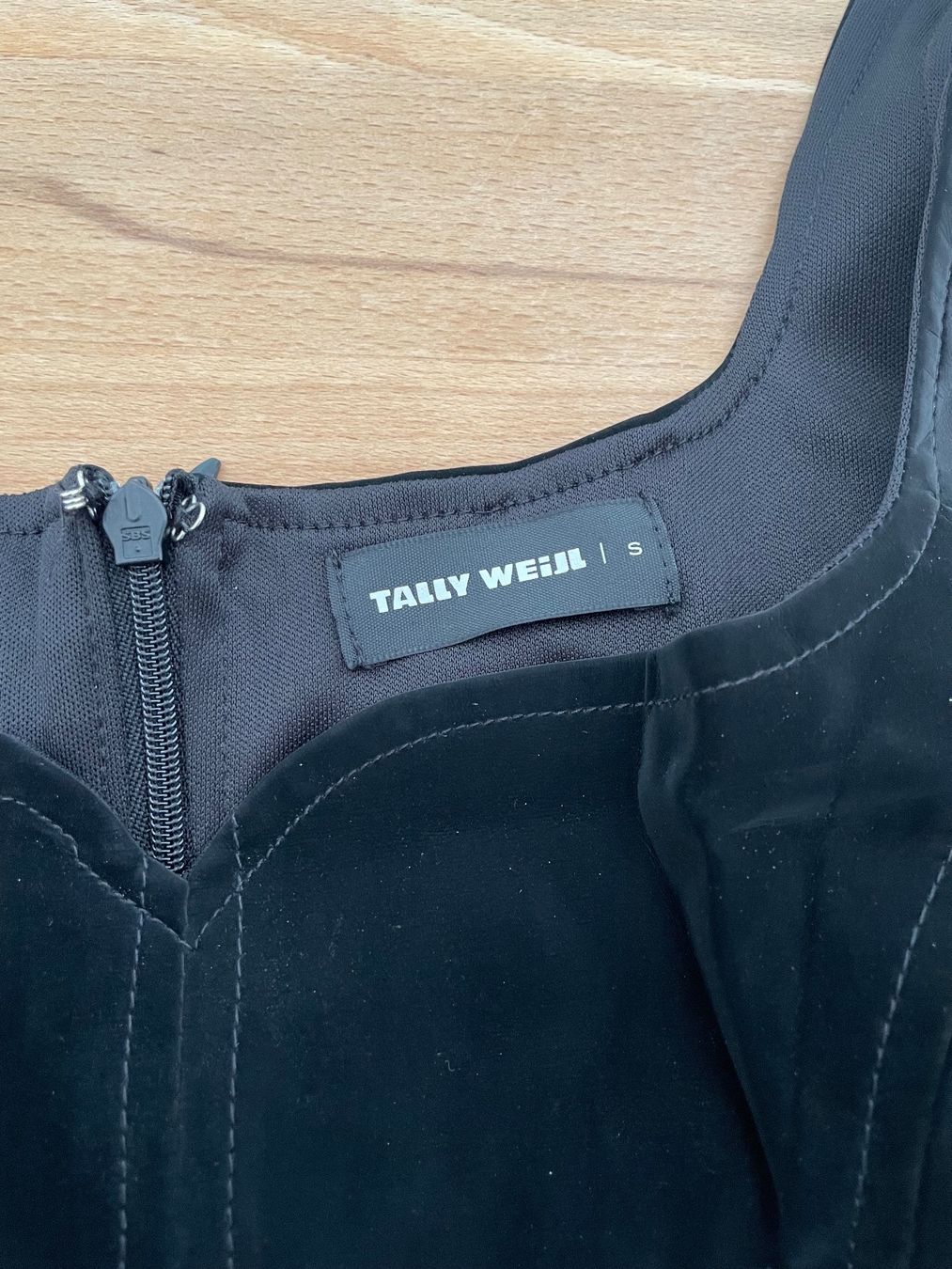 Tally Weijl Vestiti: Robe bustier Tally Weijl S noire élégante – Usato da Sion venduto da Mazarine_ 1