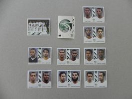 Panini Fussball WM 2006 Fehlliste Saudiarabien 587-96 Kompl.