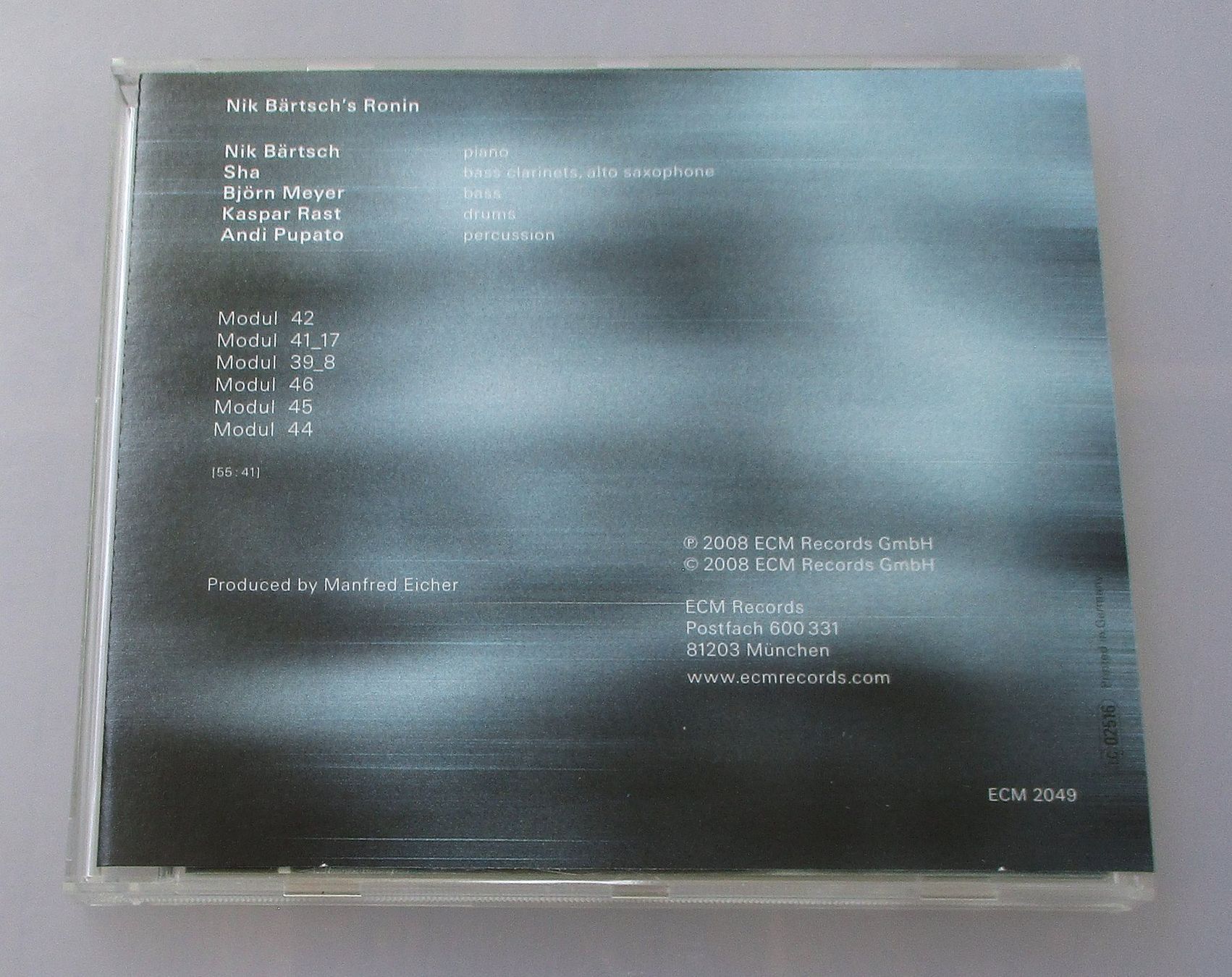 CD: NIK BÄRTSCH'S RONIN - Holon – Usato da Wattwil venduto da Muriel11 1