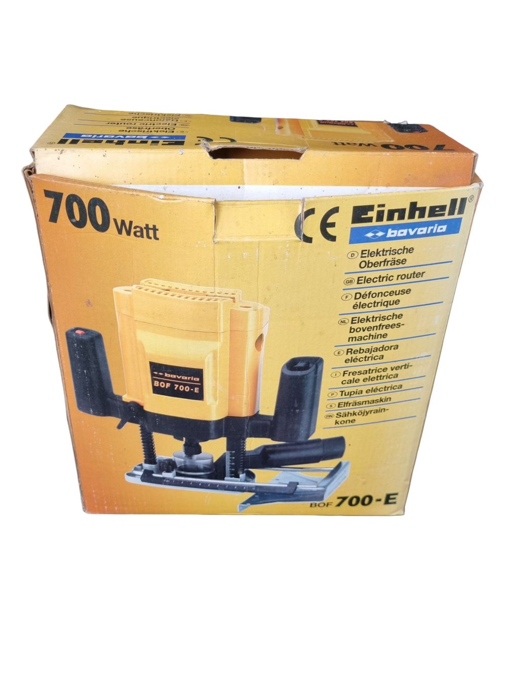 Einhell Tutte le macchine: EINHELL Elektrische Oberfräse BOF 700-E – Usato da Wangen b. Olten venduto da Restwert_Wangen 1