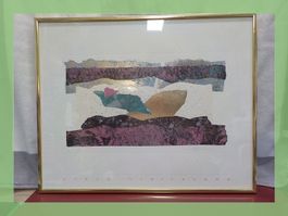 Steve Strickland Kunstdruck, gerahmt, Abstrakt 1985